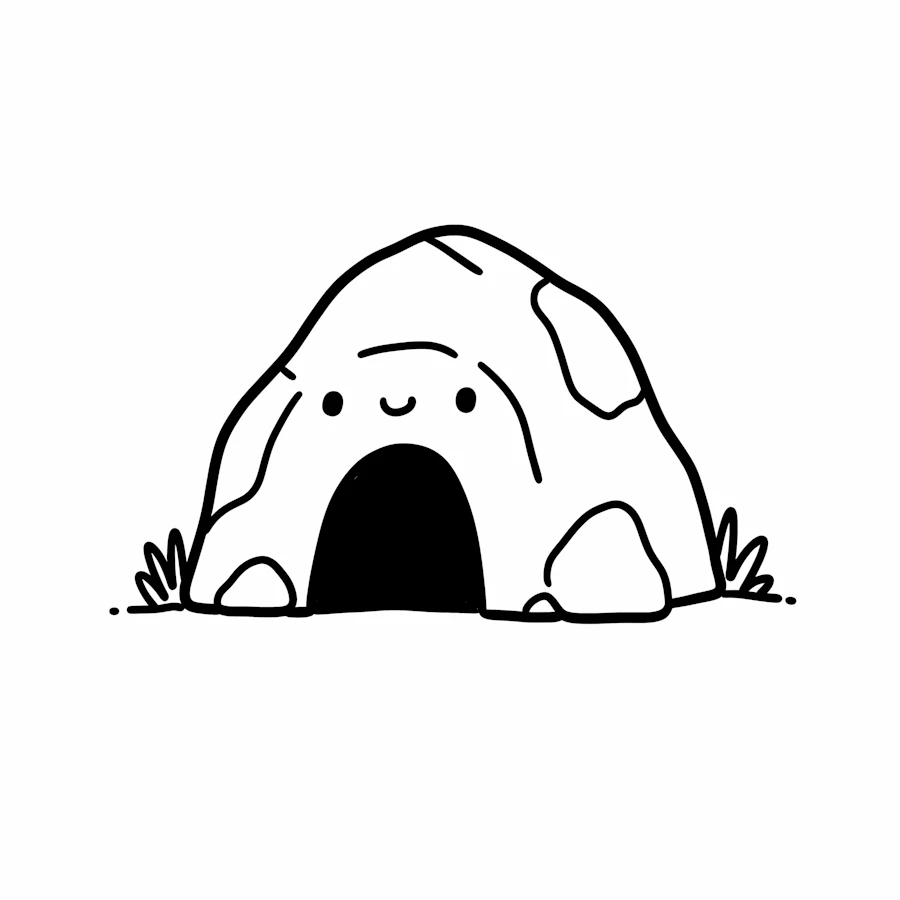 Smiling Cave Illustration