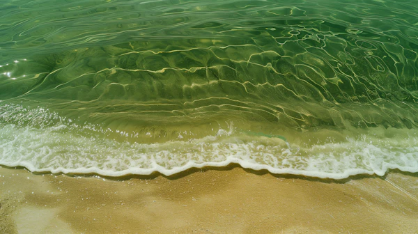 Serene Green Shoreline
