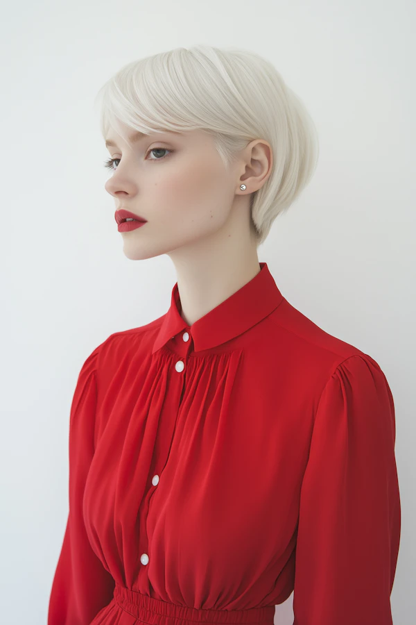 Elegant Blonde Portrait