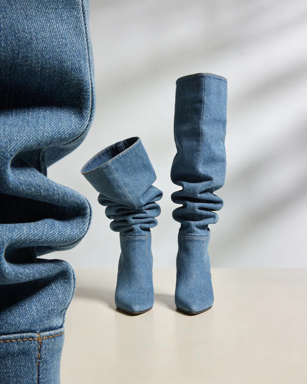 Stylish Denim Boots