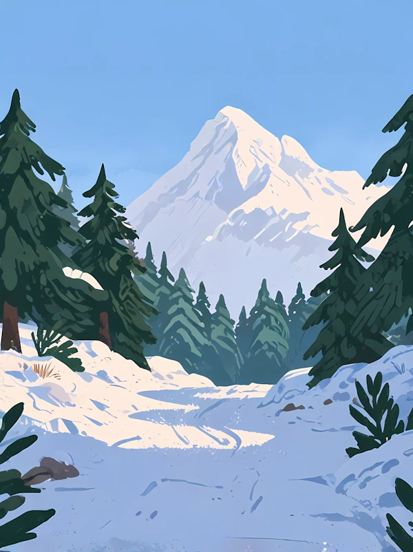 Serene Winter Landscape