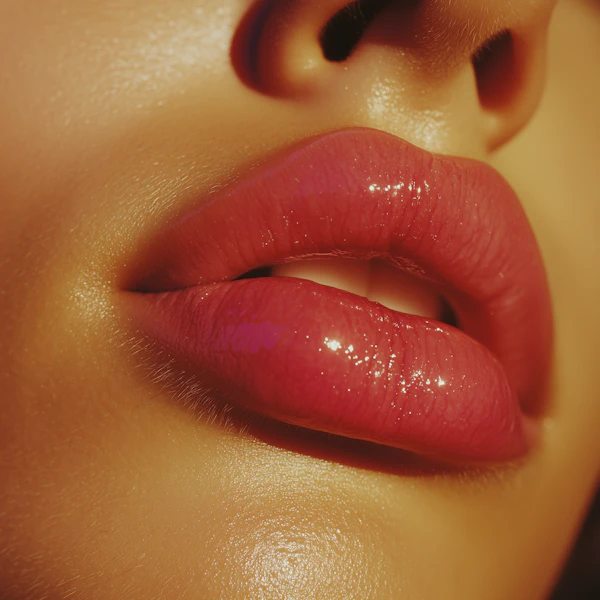 Glossy Pink Lips