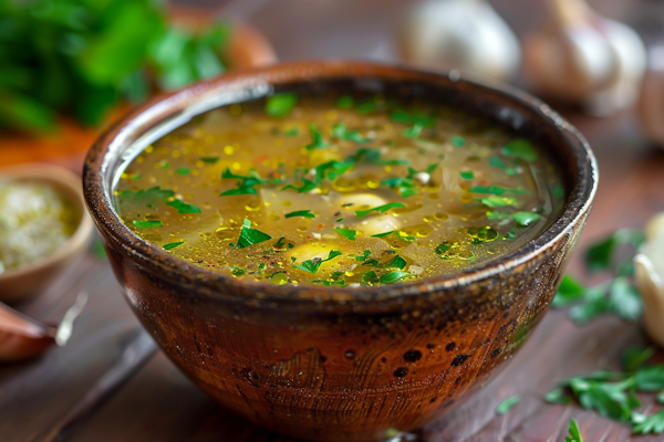 Homely Rustic Soup Bowl