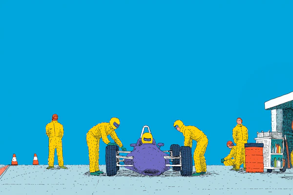 Pit Crew in Action