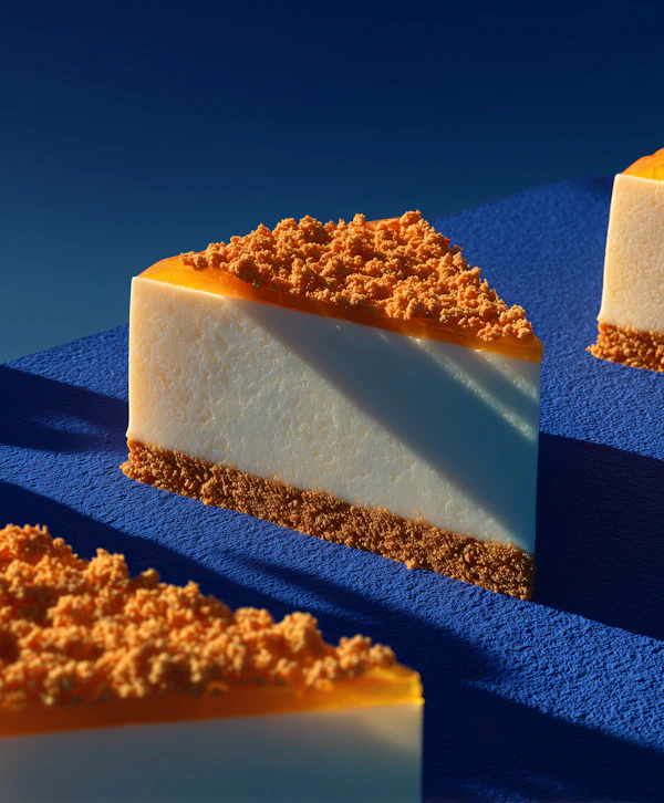 Golden Crumb Cheesecake