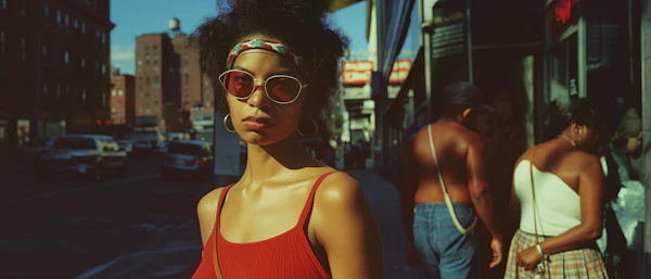 Urban Portrait of Confident Woman