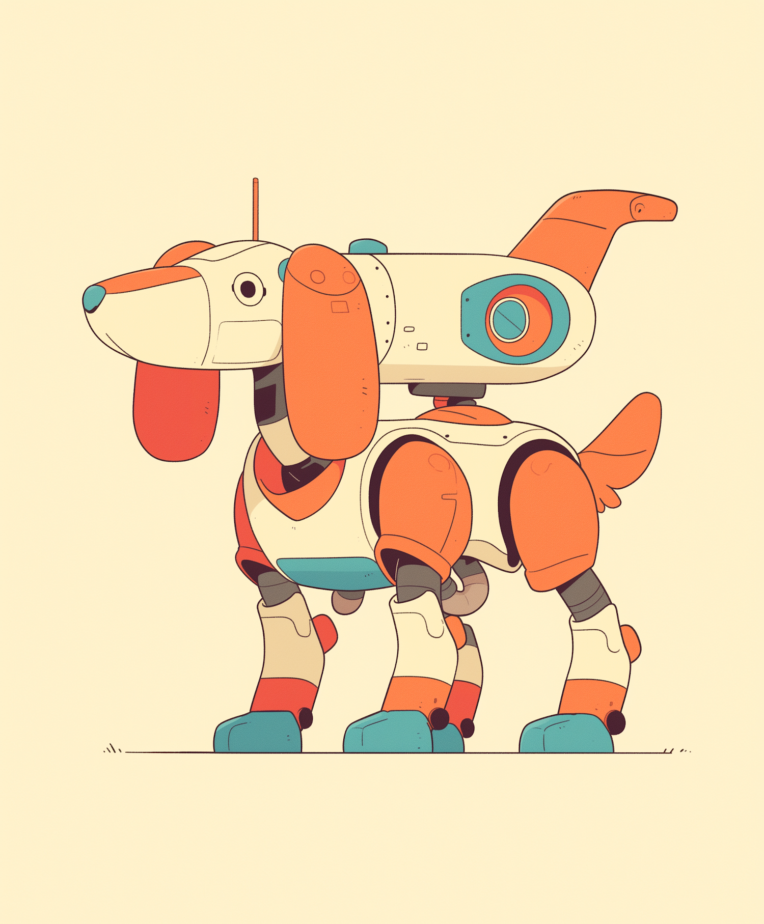 Futuristic Robotic Dog