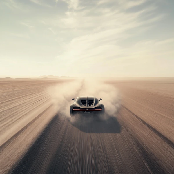 Hypercar in Desert