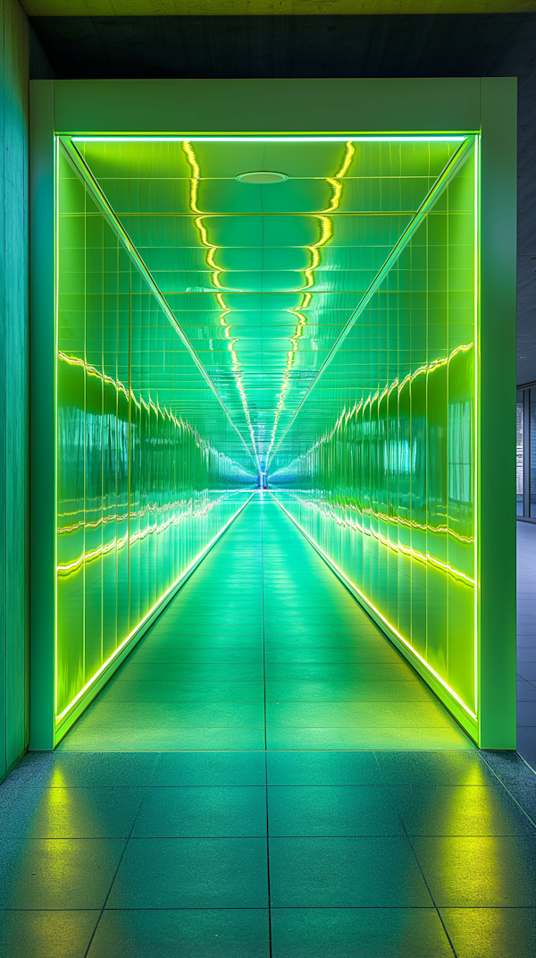 Futuristic Green Corridor