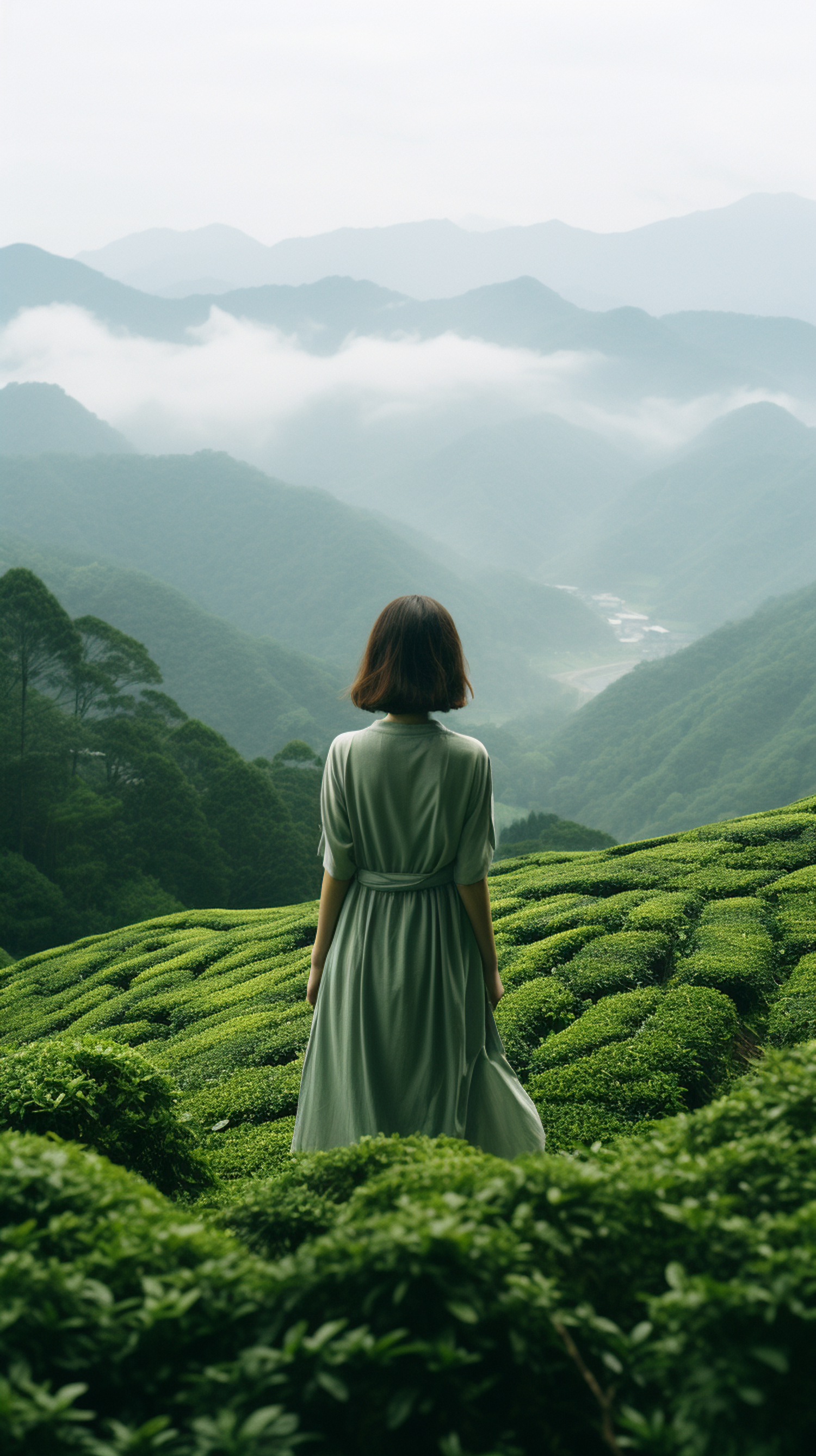 Serenity in Terraced Green