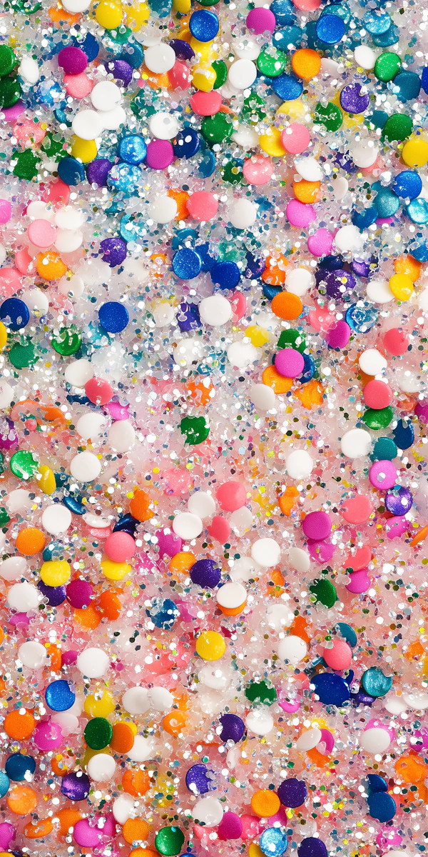 Colorful Confetti Close-Up