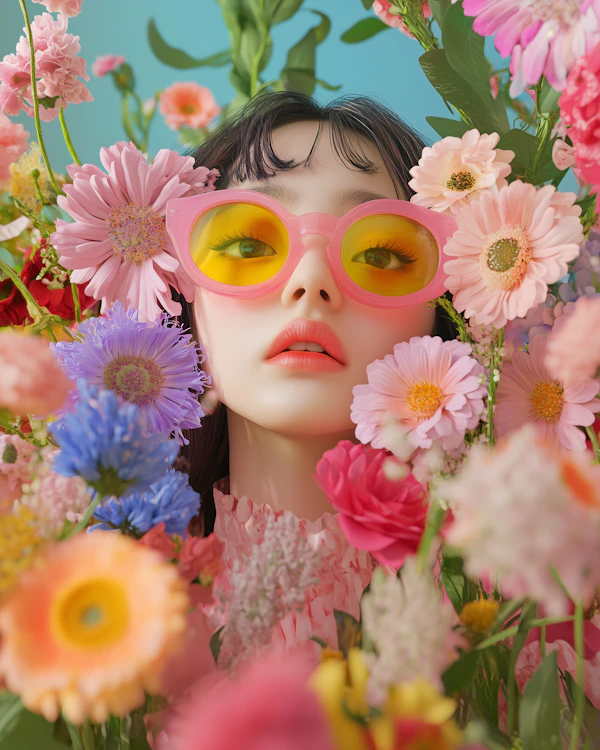 Floral Portrait Vibes