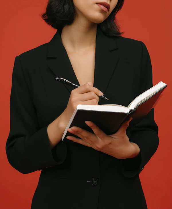 Professional Woman Writing