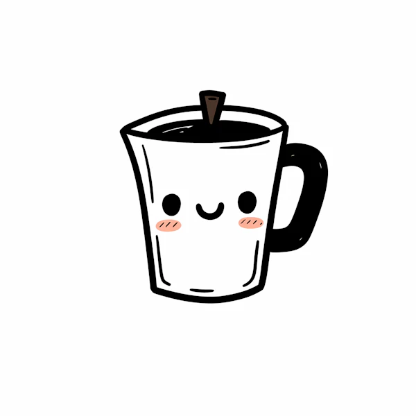 Smiling Mug Illustration