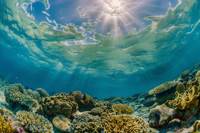 Underwater Coral Reef Ecosystem