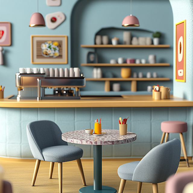 Cozy Cafe Interior