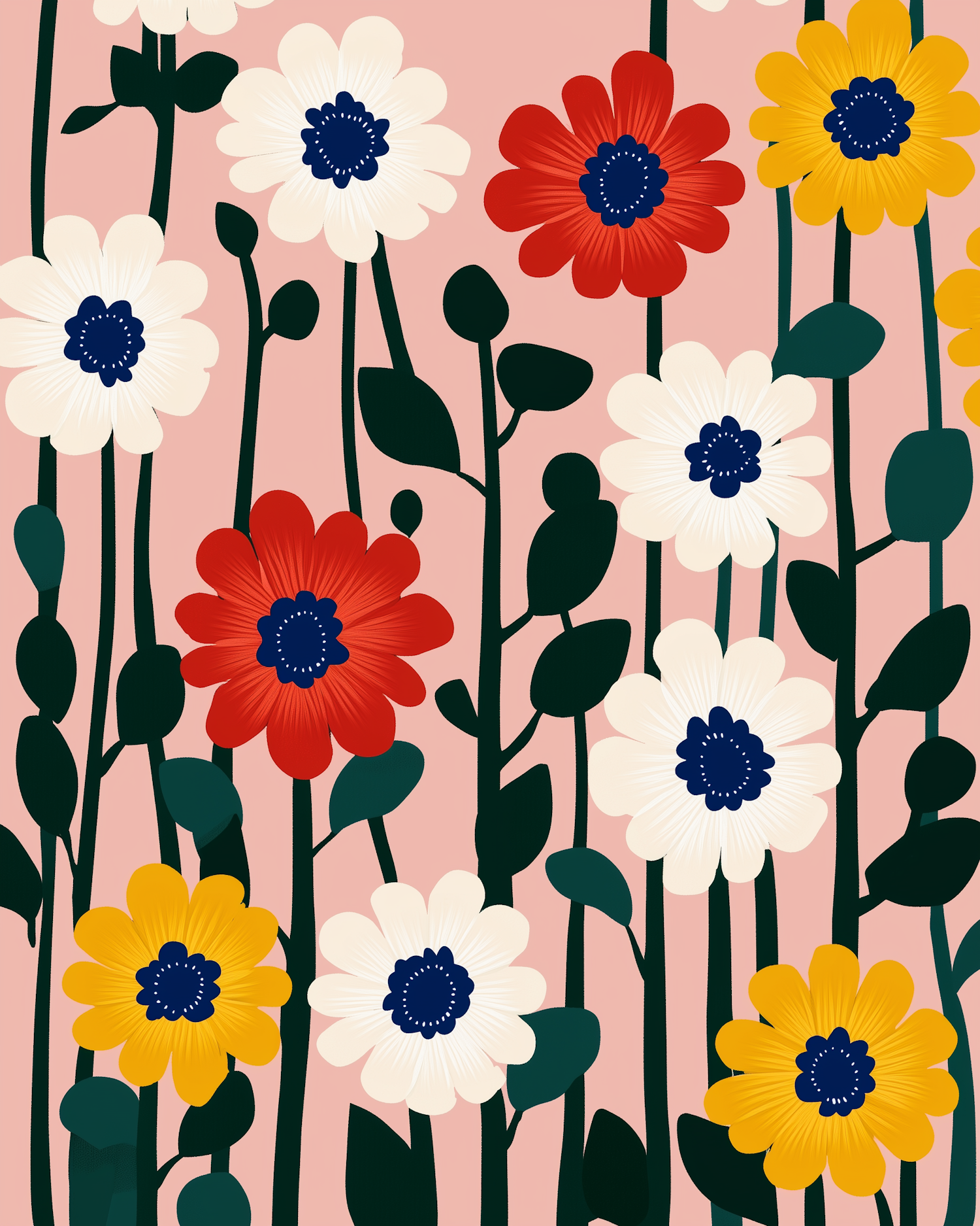 Vibrant Floral Composition