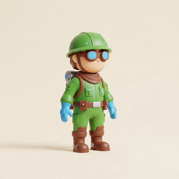 Stylized Toy Soldier