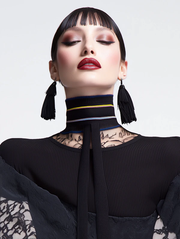 Dramatic Portrait with Bold Makeup