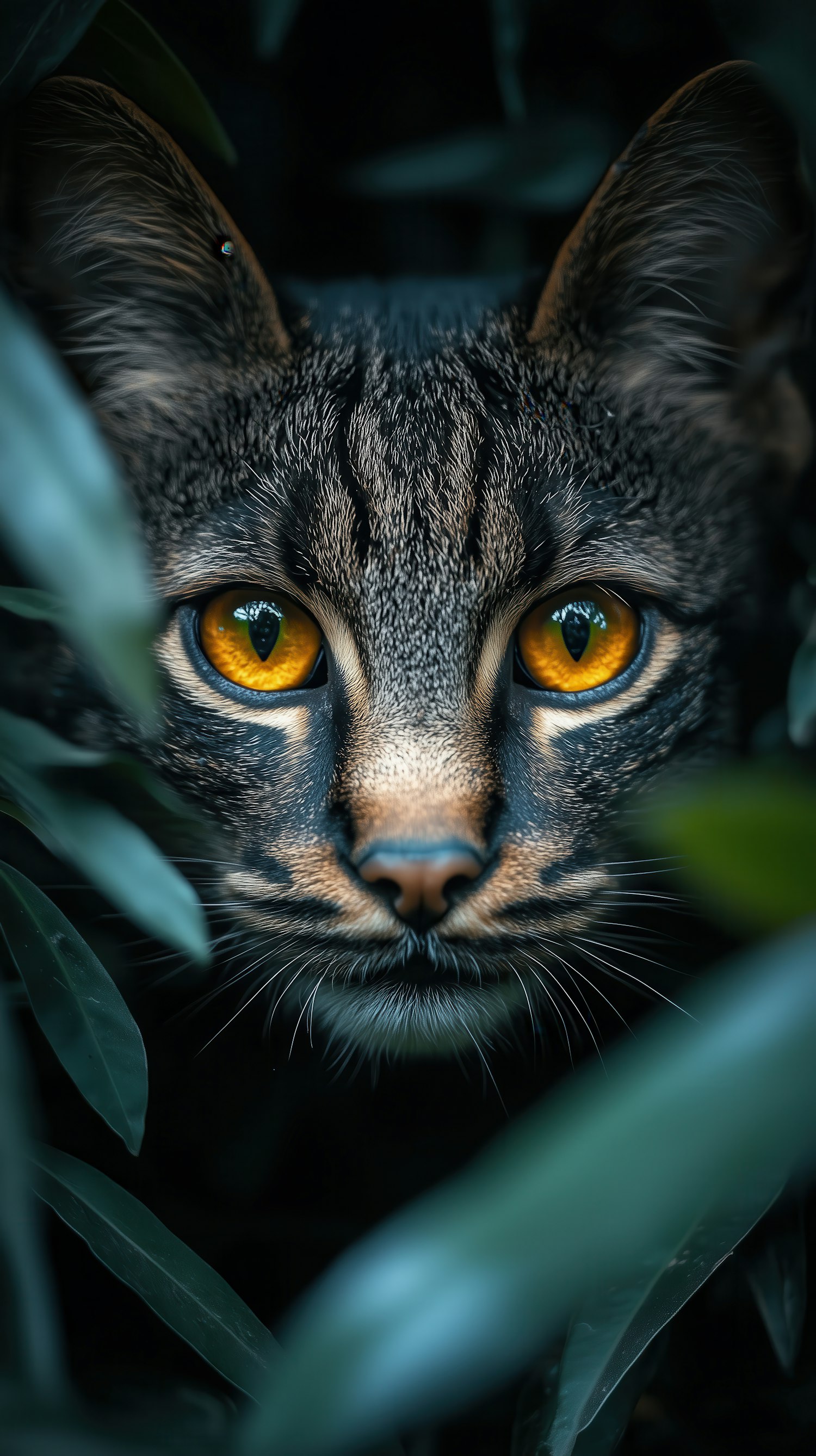 Cat in Foliage