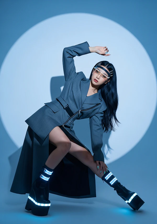 Futuristic Fashion Pose