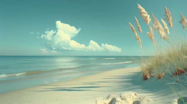 Tranquil Beach Landscape