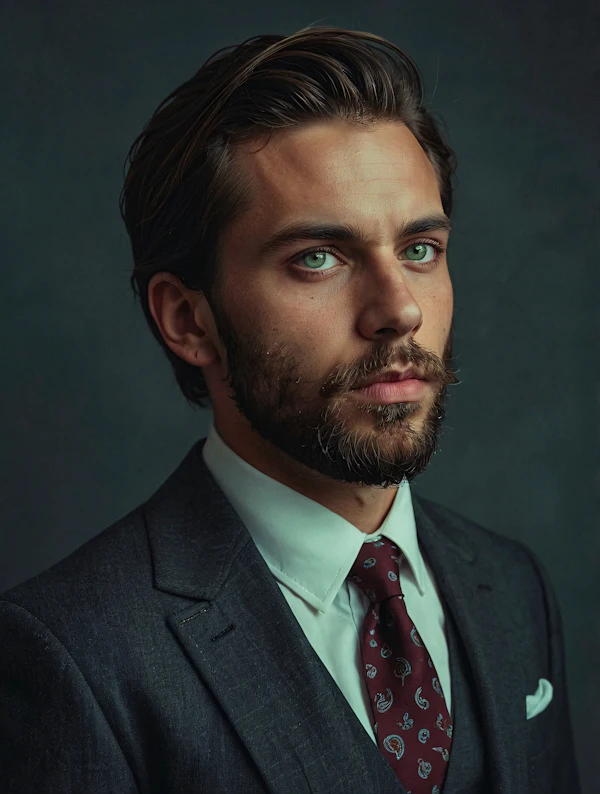 Portrait of a Man in a Suit
