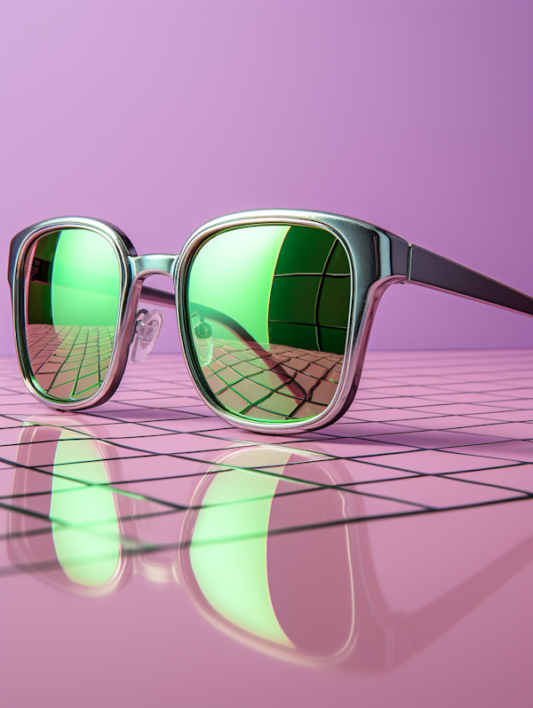 Cyber Visionary Reflective Sunglasses