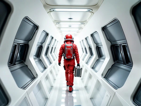 Futuristic Spacewalk