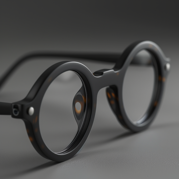 Modern Tortoiseshell Glasses Close-up