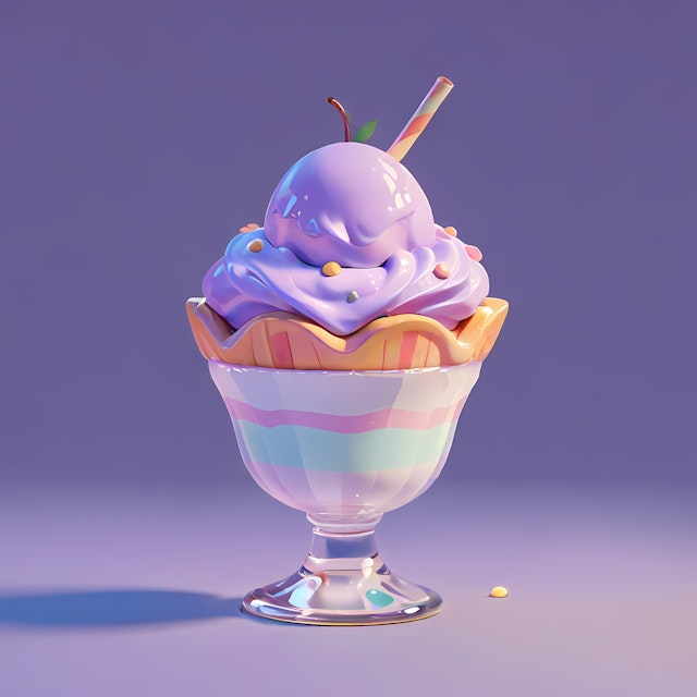 Whimsical Ice Cream Sundae