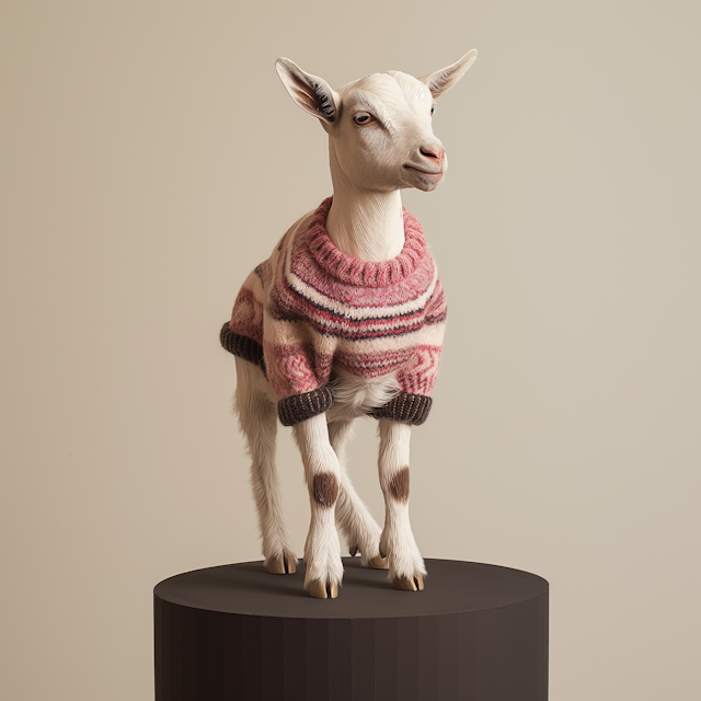 Goat in Sweater