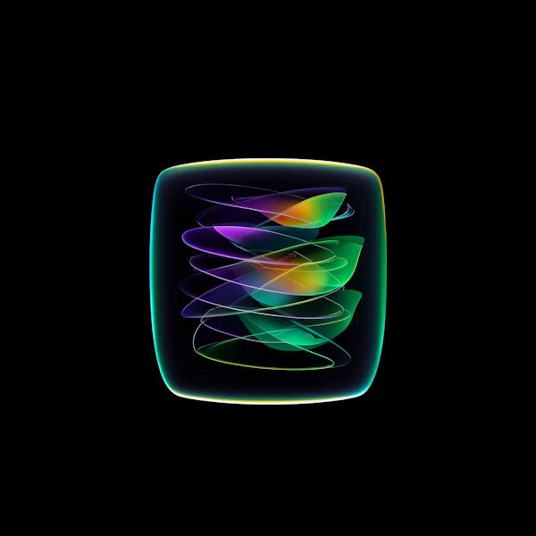 Glowing Abstract Shape