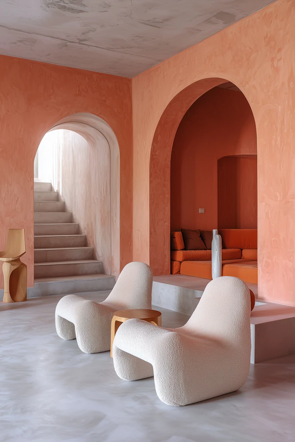 Modern Terracotta Interior