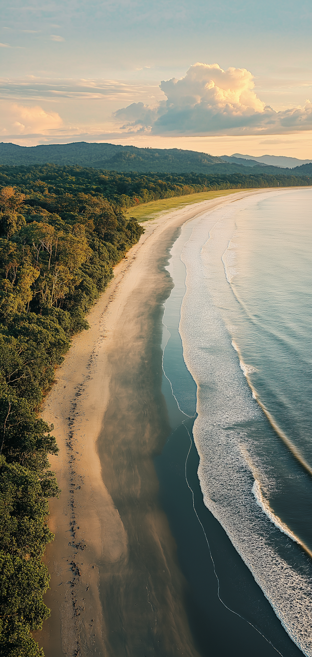 Serene Coastal Landscape