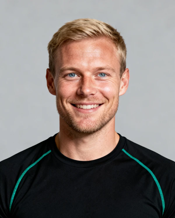 Smiling Blonde Man
