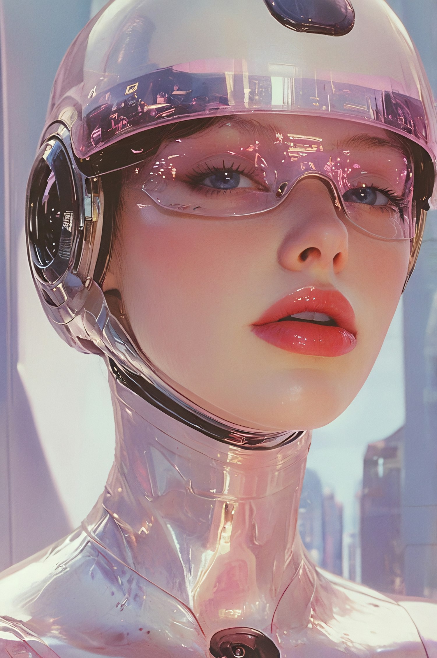 Futuristic Humanoid Figure