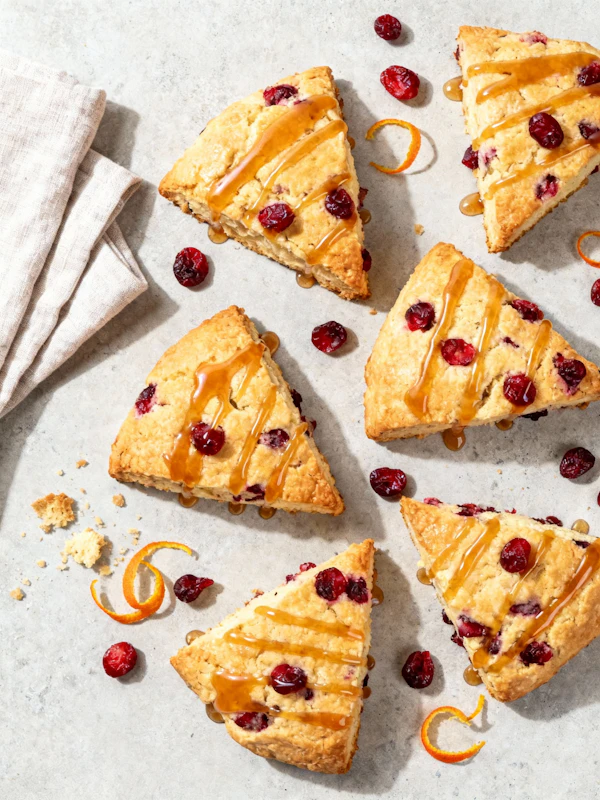 Cranberry Scones Display