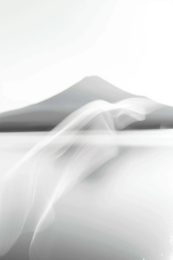 Dreamlike Mountain Scene
