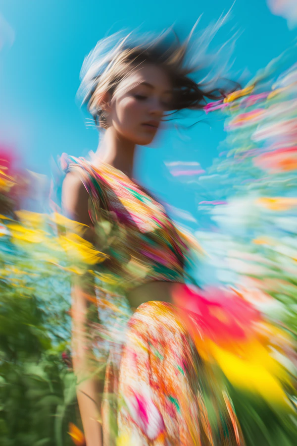 Dreamy Floral Portrait