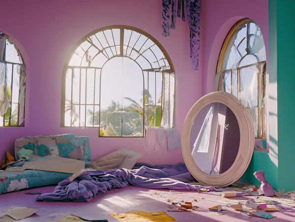 Abandoned Pastel Room