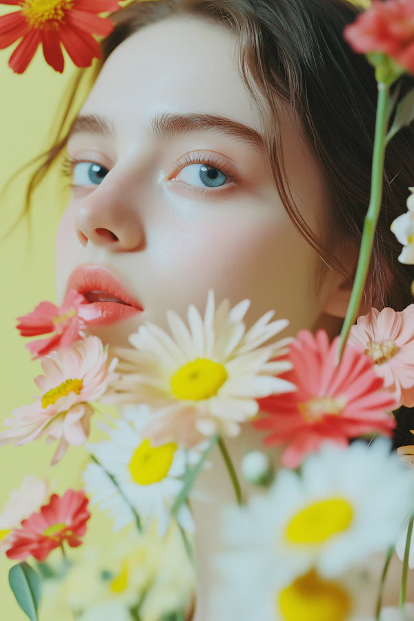 Floral Portrait Beauty