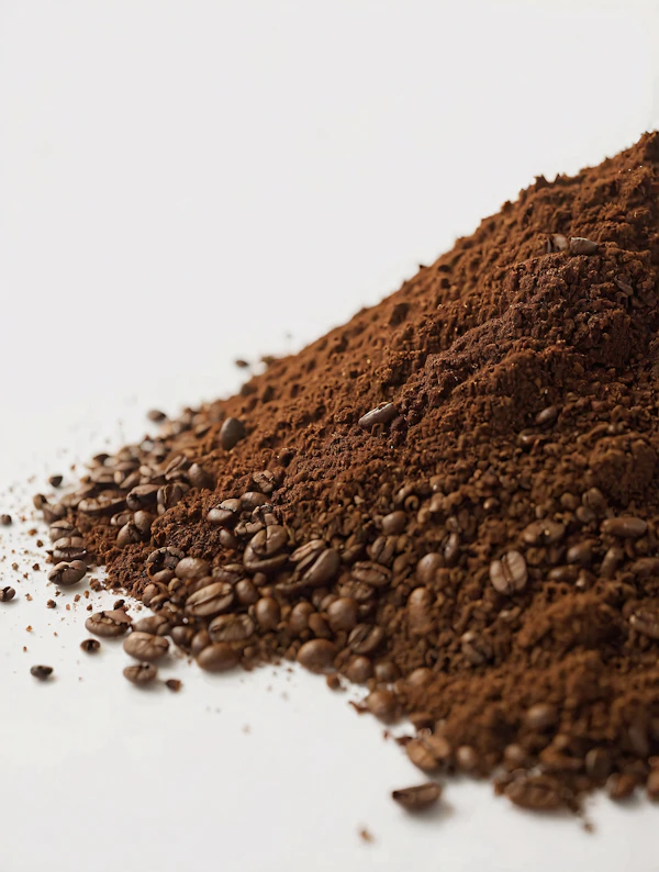 Ground Coffee Close-Up