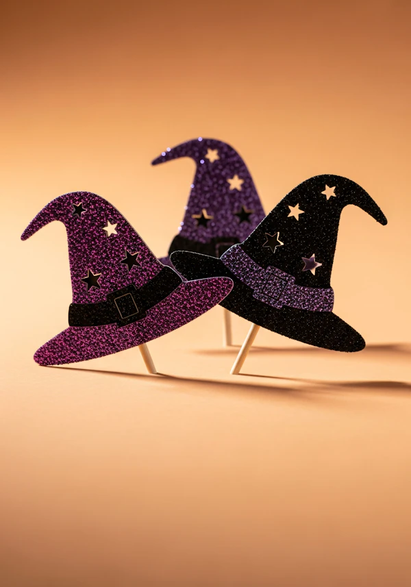 Glittery Witch Hats