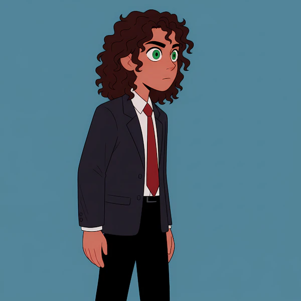 Formal Cartoon Portrait
