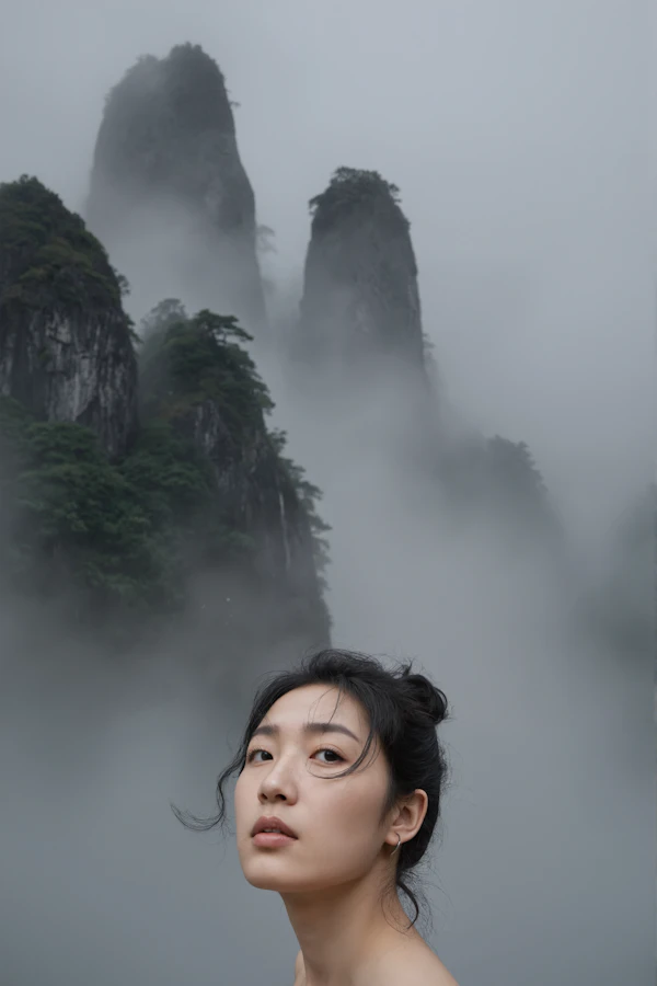 Serene Woman Portrait