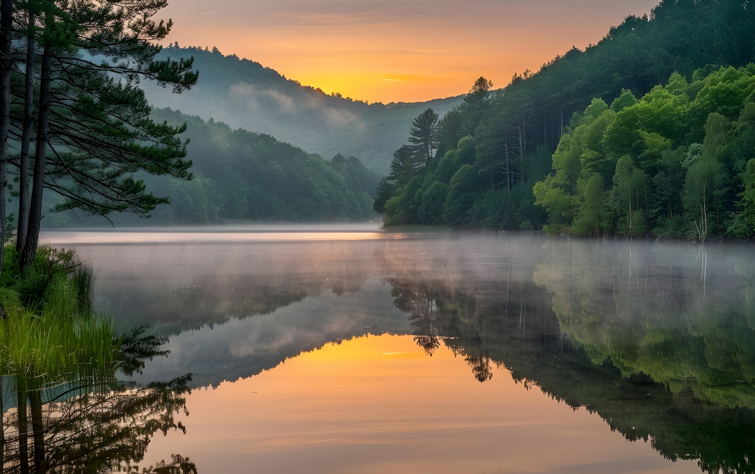 Serene Sunrise Landscape