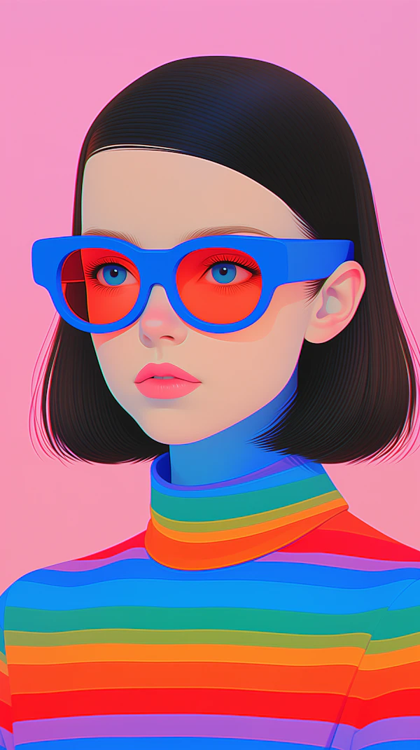 Vibrant Portrait Art