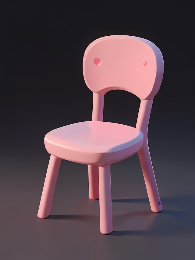 Playful Pink Chair