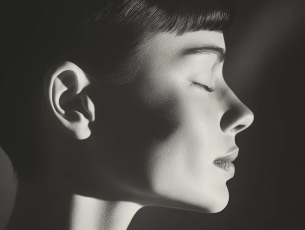 Serene Profile Portrait